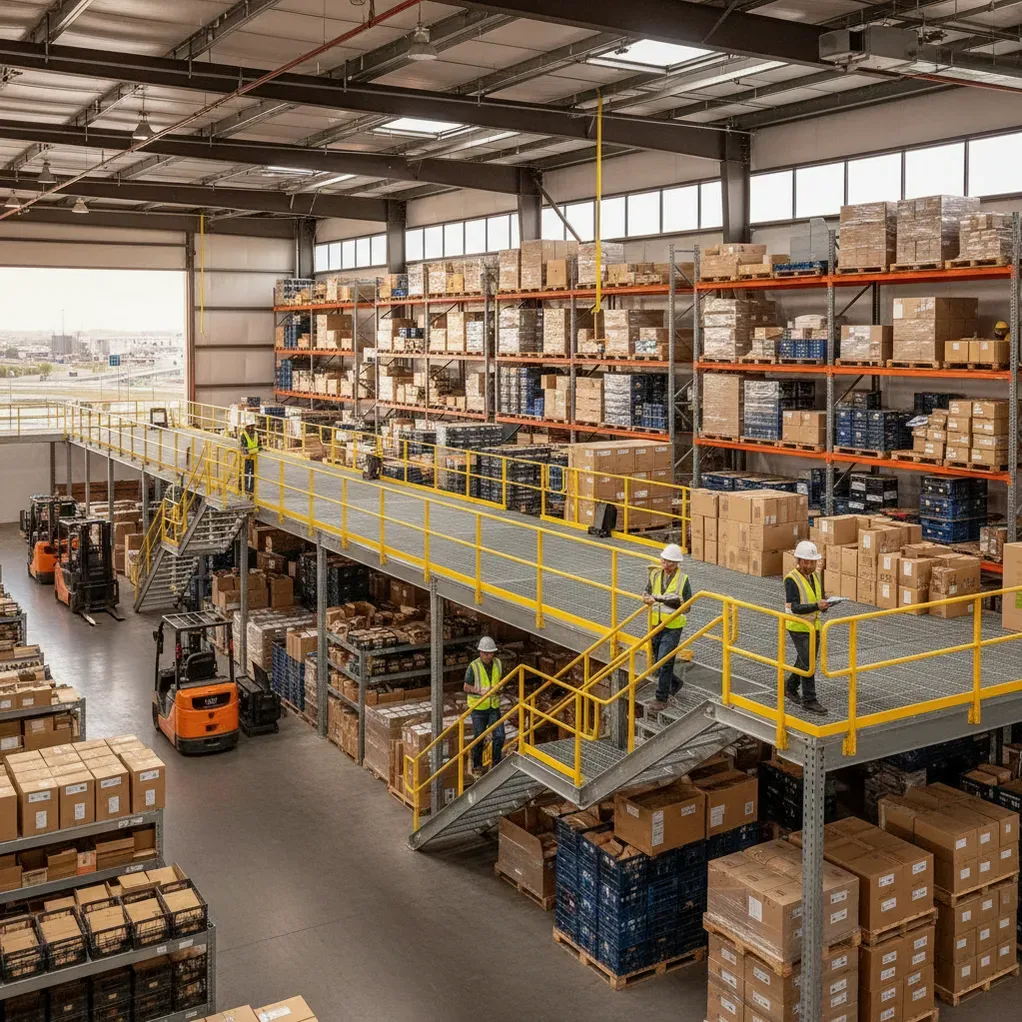Mezzanine Flooring & Storage Services in Commerce City, Colorado — PRL Warehouse Storage Solutions