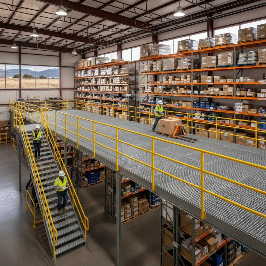 Mezzanine Flooring & Storage Services in Highlands Ranch, Colorado — PRL Warehouse Storage Solutions