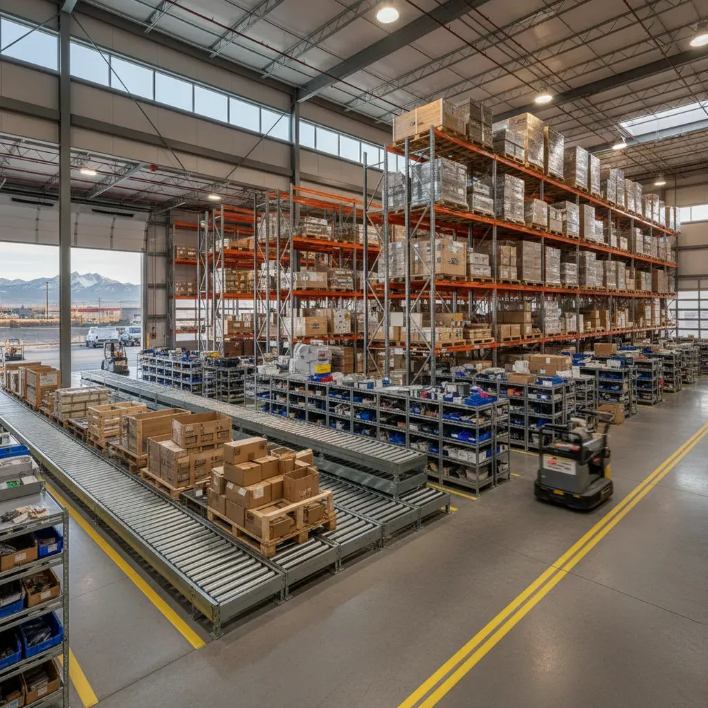 Pallet Flow Racking Services in Aurora, Colorado — PRL Warehouse Storage Solutions