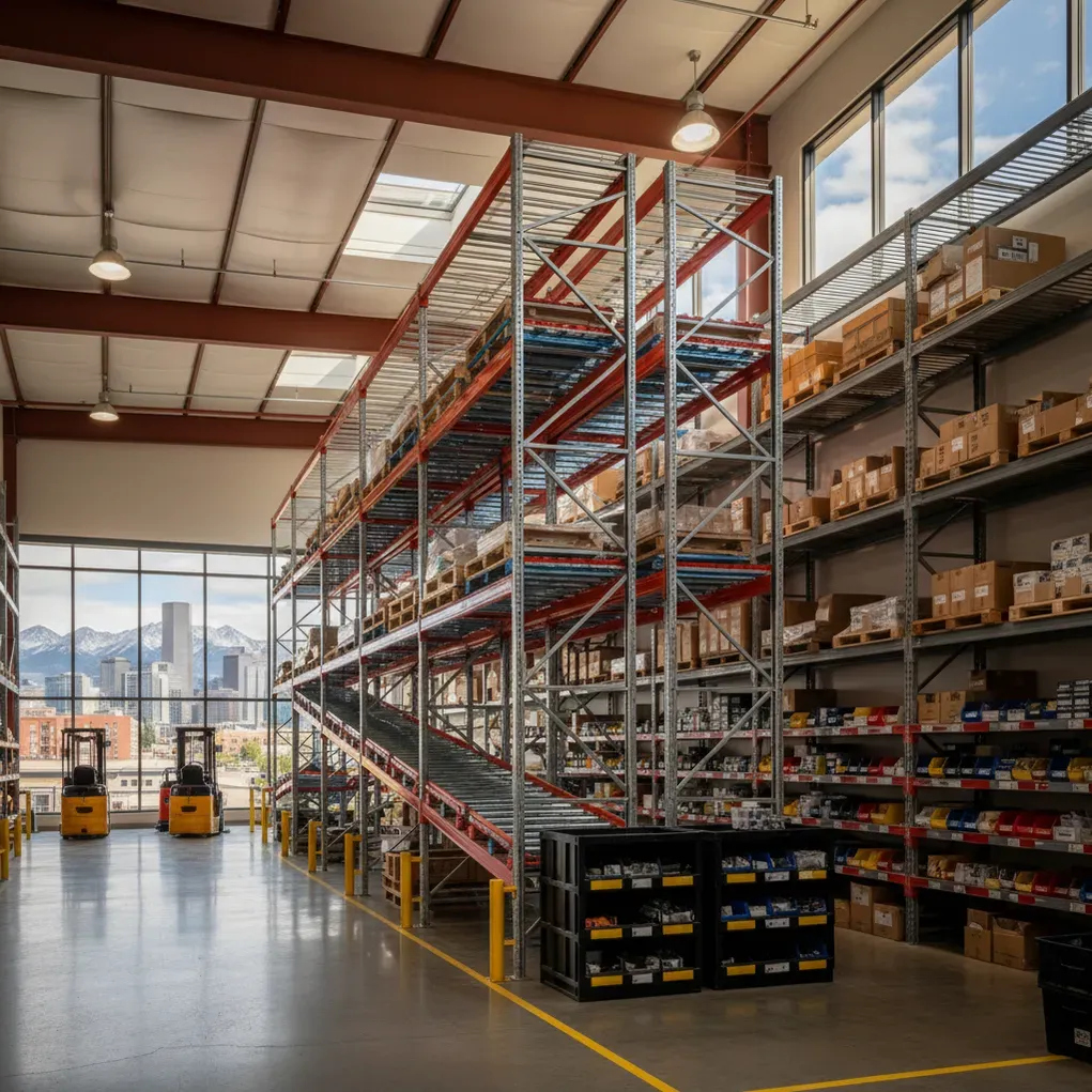 Pallet Flow Racking Services in Denver, Colorado — PRL Warehouse Storage Solutions